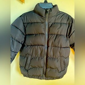 Girls sz 7/8 Forever 21 Black Funnel Neck Puffer Jacket